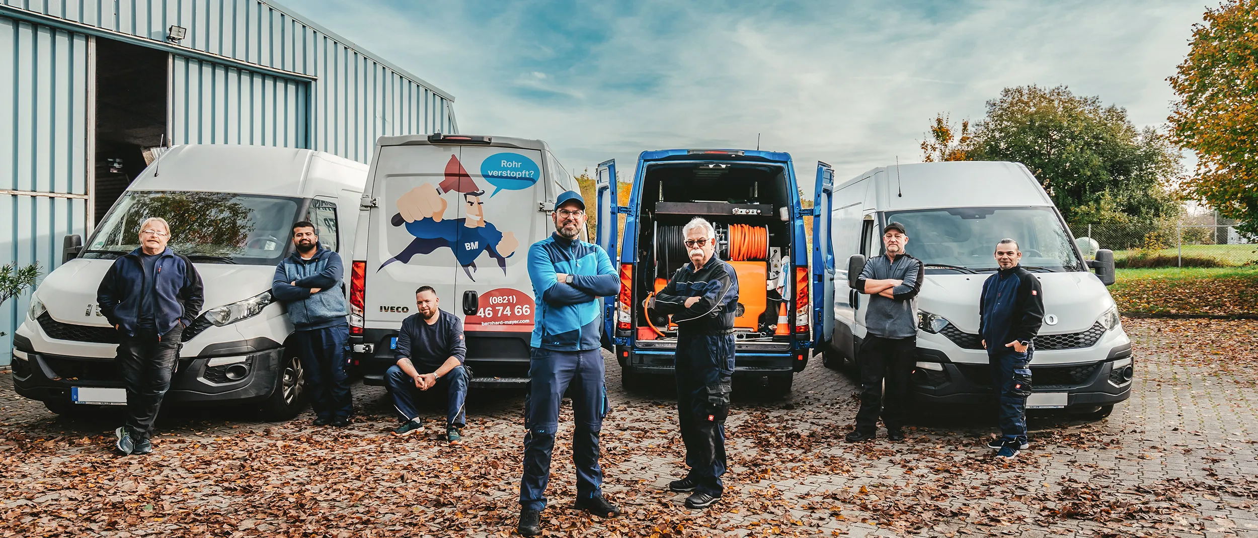 Wir arbeiten mit speziellen Werkzeugen, die geschlossen funktionieren.